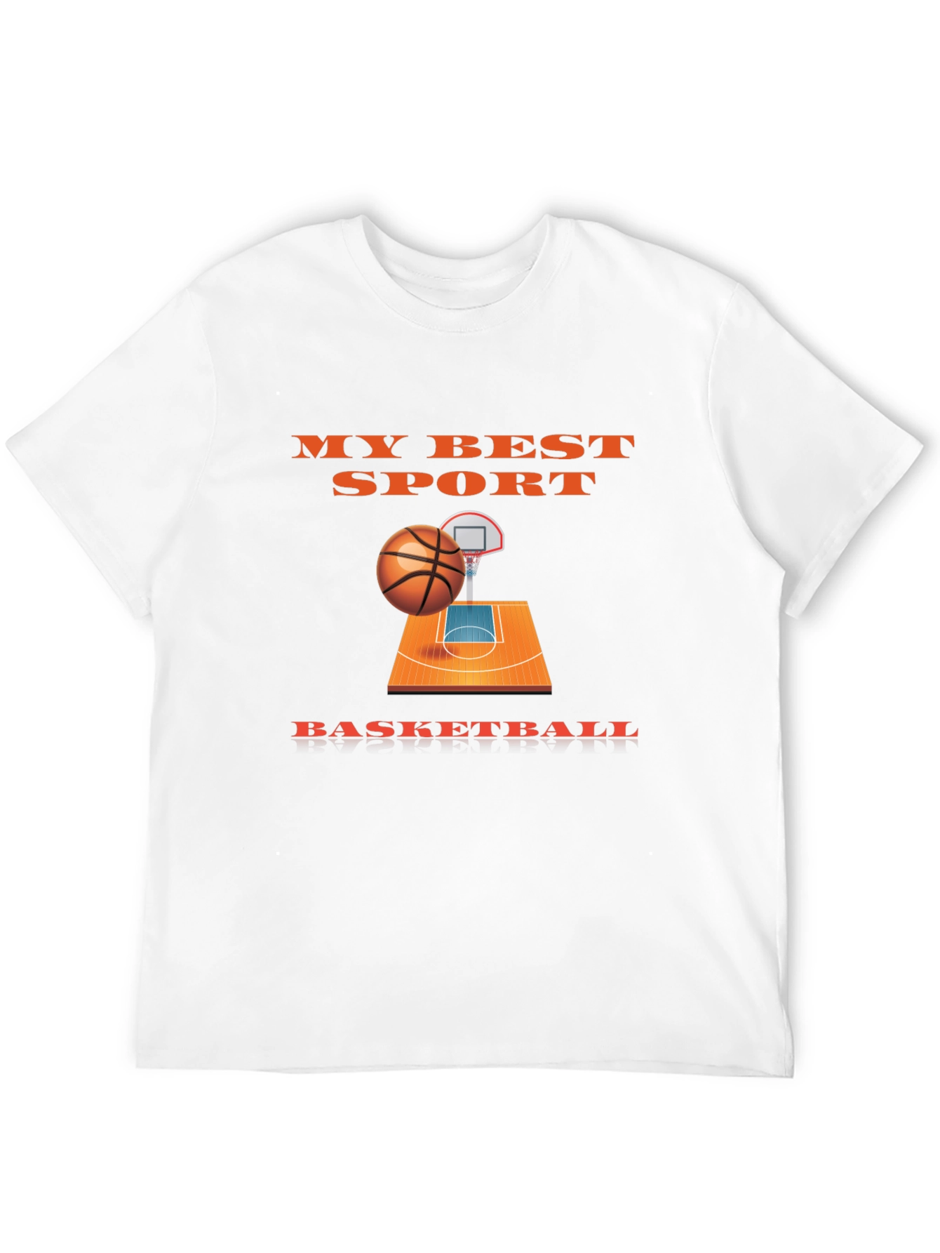 My Best Sport Basketball Graphic T-Shirt