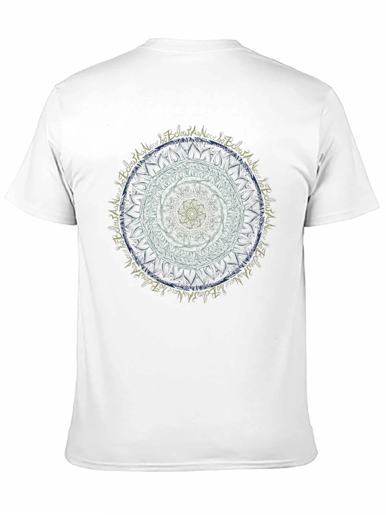 Mandala Graphic Print Black T-Shirt