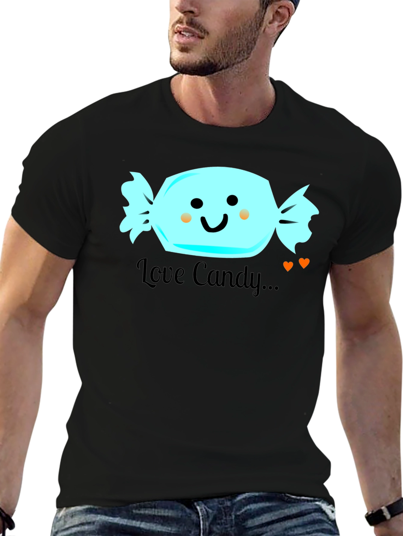Love Candy Graphic T-Shirt - Cute and Fun Design