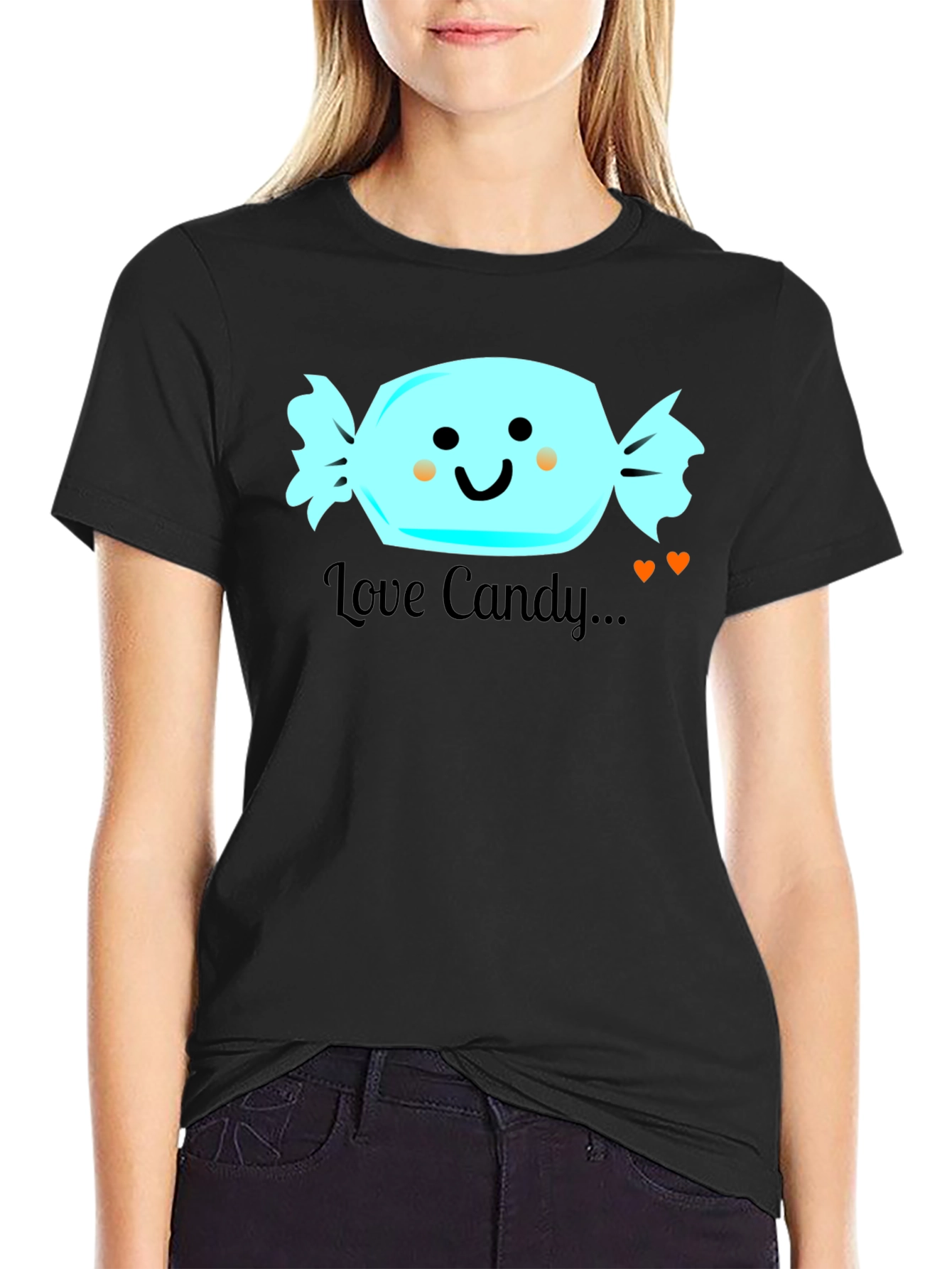 Love Candy Graphic T-Shirt - Cute and Fun Design