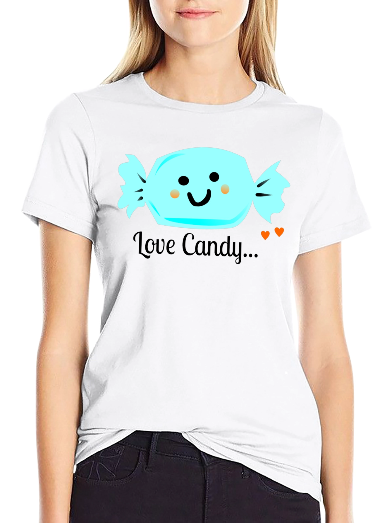 Love Candy Graphic T-Shirt - Cute and Fun Design