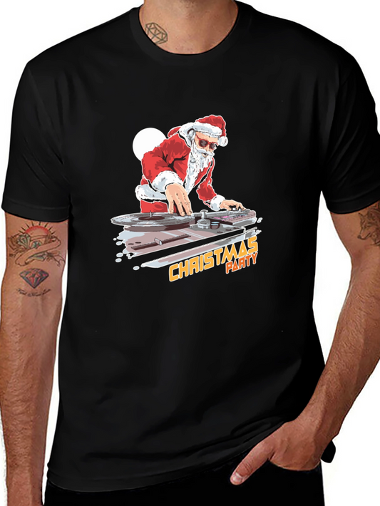 DJ Santa Christmas Party T-Shirt