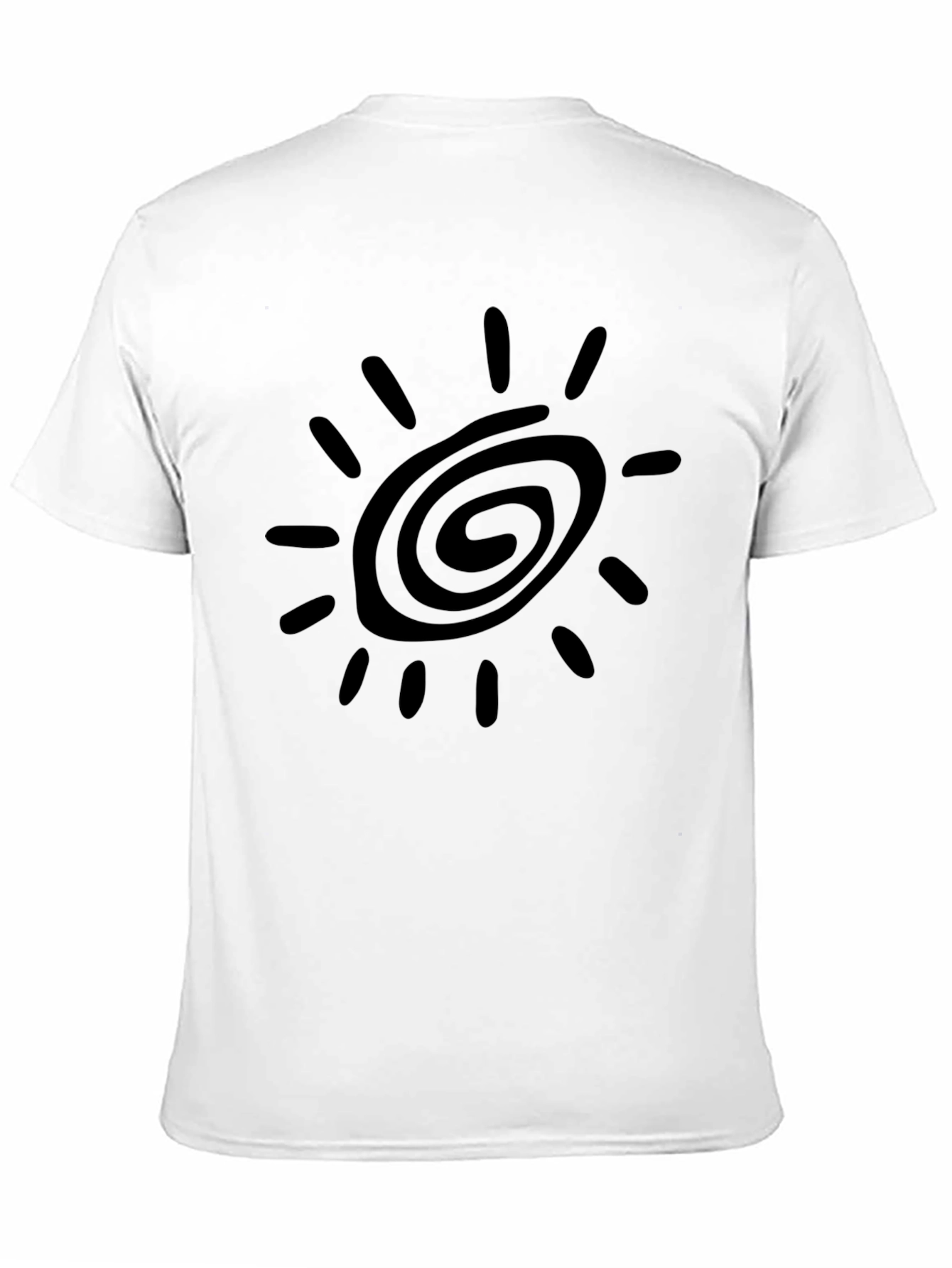 Black Sun Graphic Tee - Casual Comfort