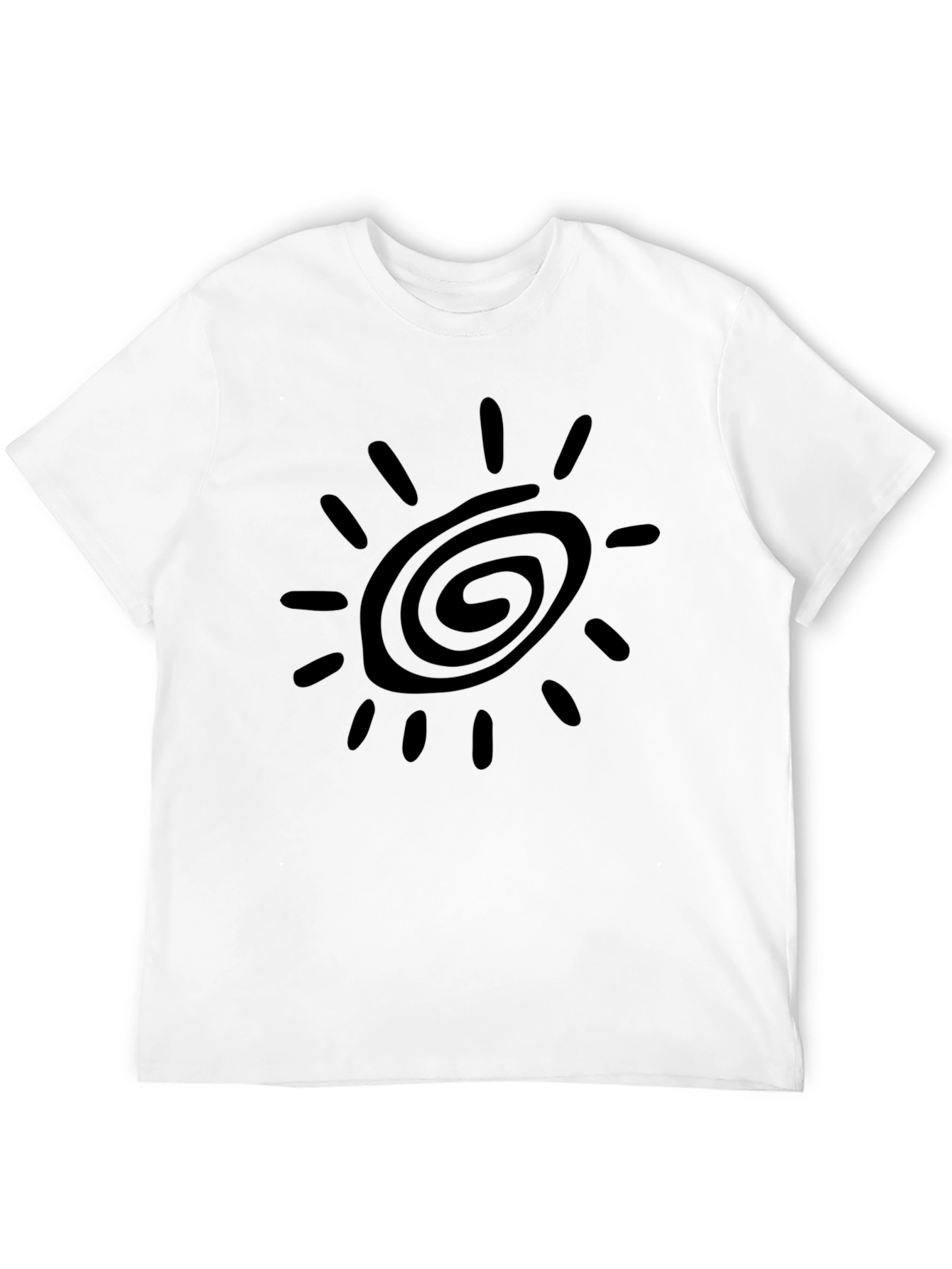 Black Sun Graphic Tee - Casual Comfort