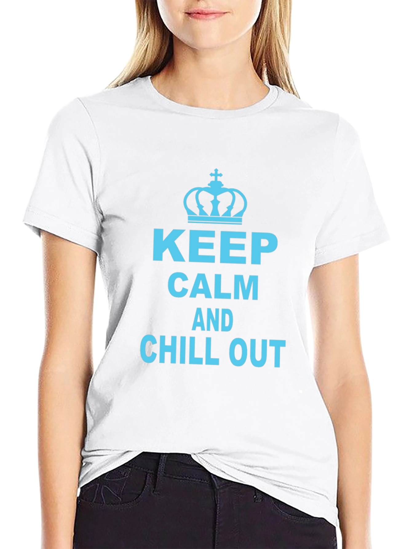 Keep Calm and Chill Out Graphic T-Shirt