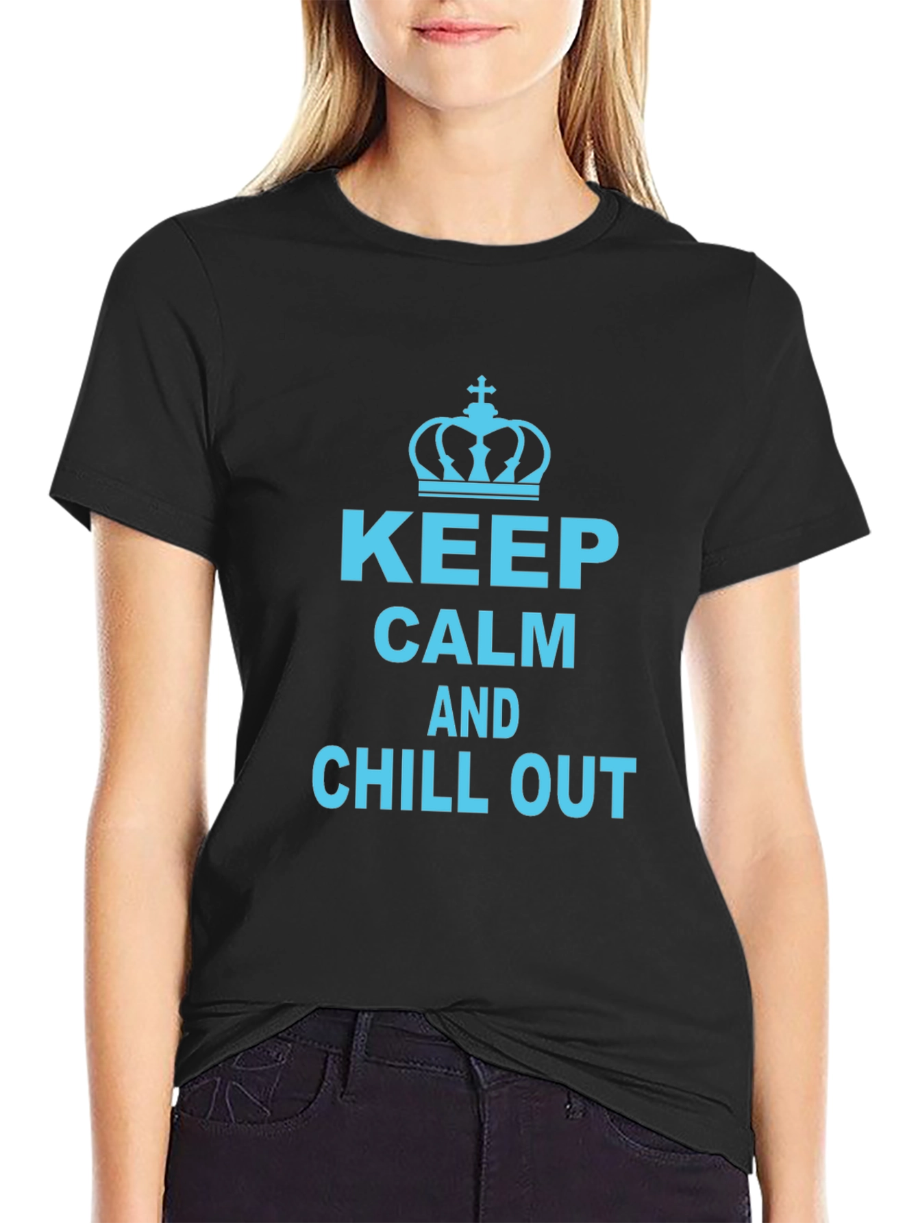 Keep Calm and Chill Out Graphic T-Shirt
