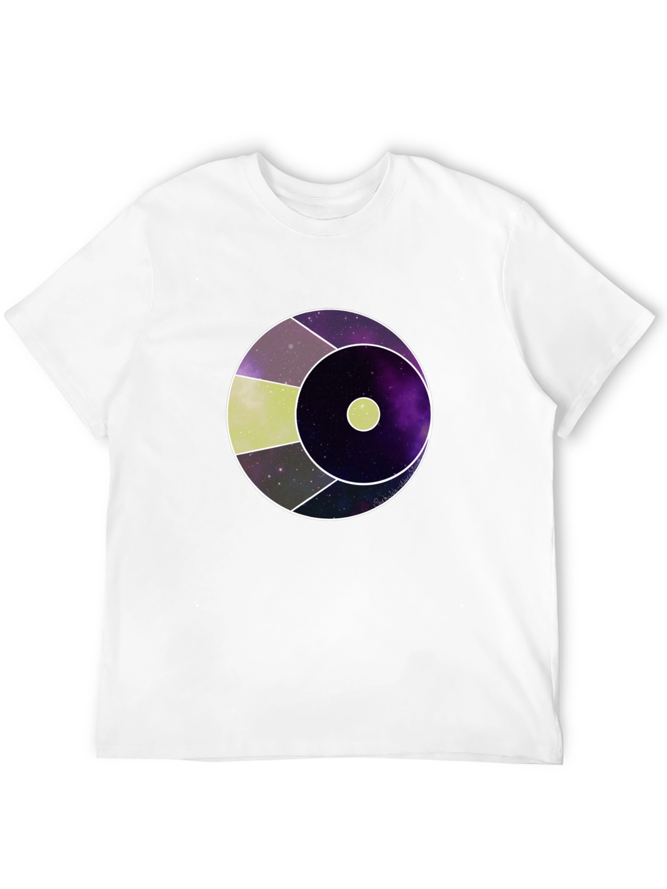 Cosmic Eye Graphic Tee - Modern Galaxy Design