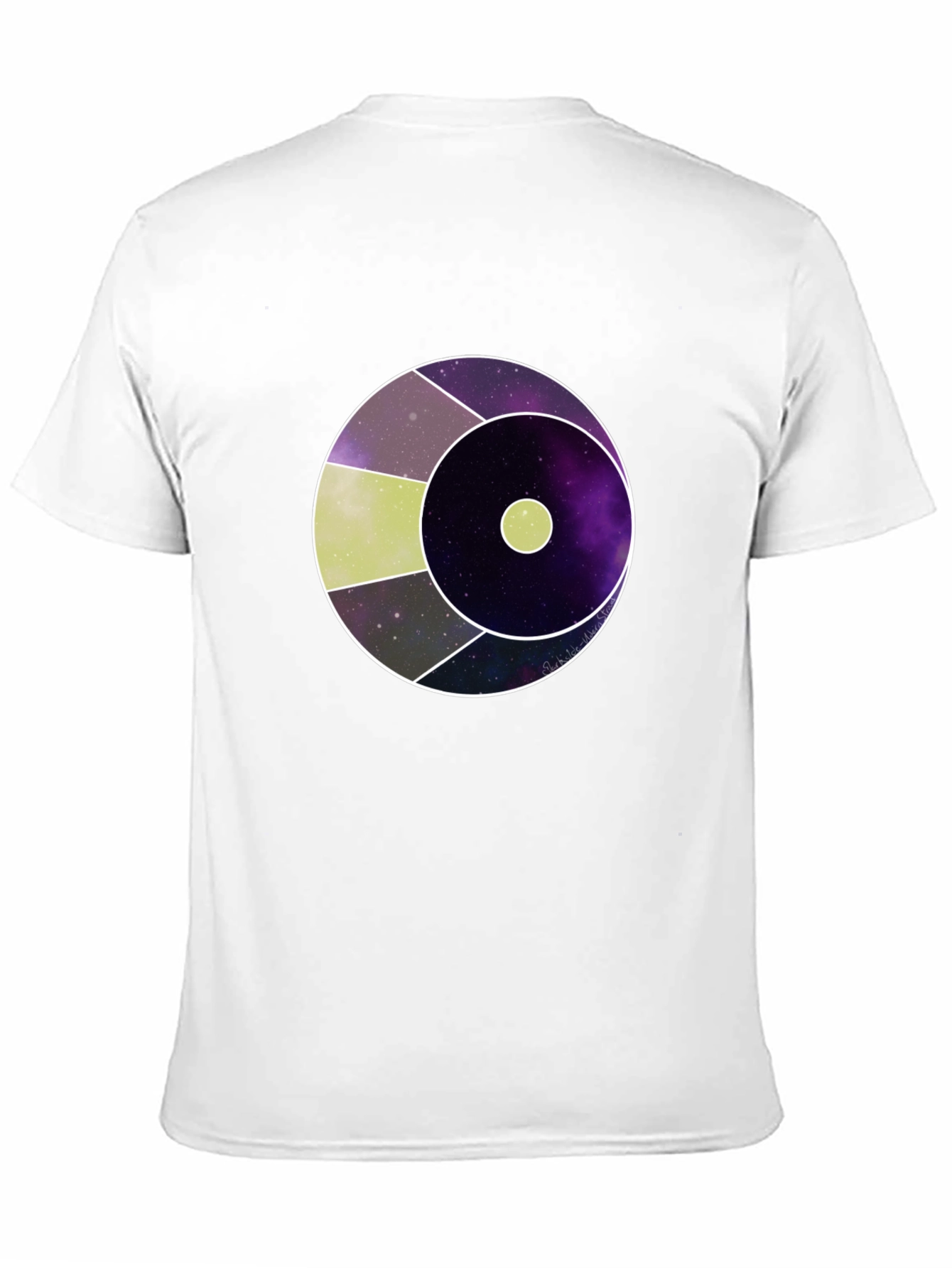 Cosmic Eye Graphic Tee - Modern Galaxy Design