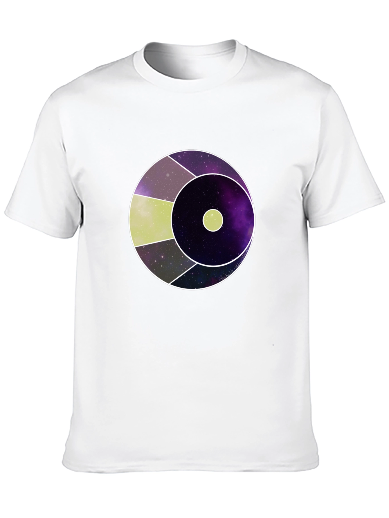 Cosmic Eye Graphic Tee - Modern Galaxy Design