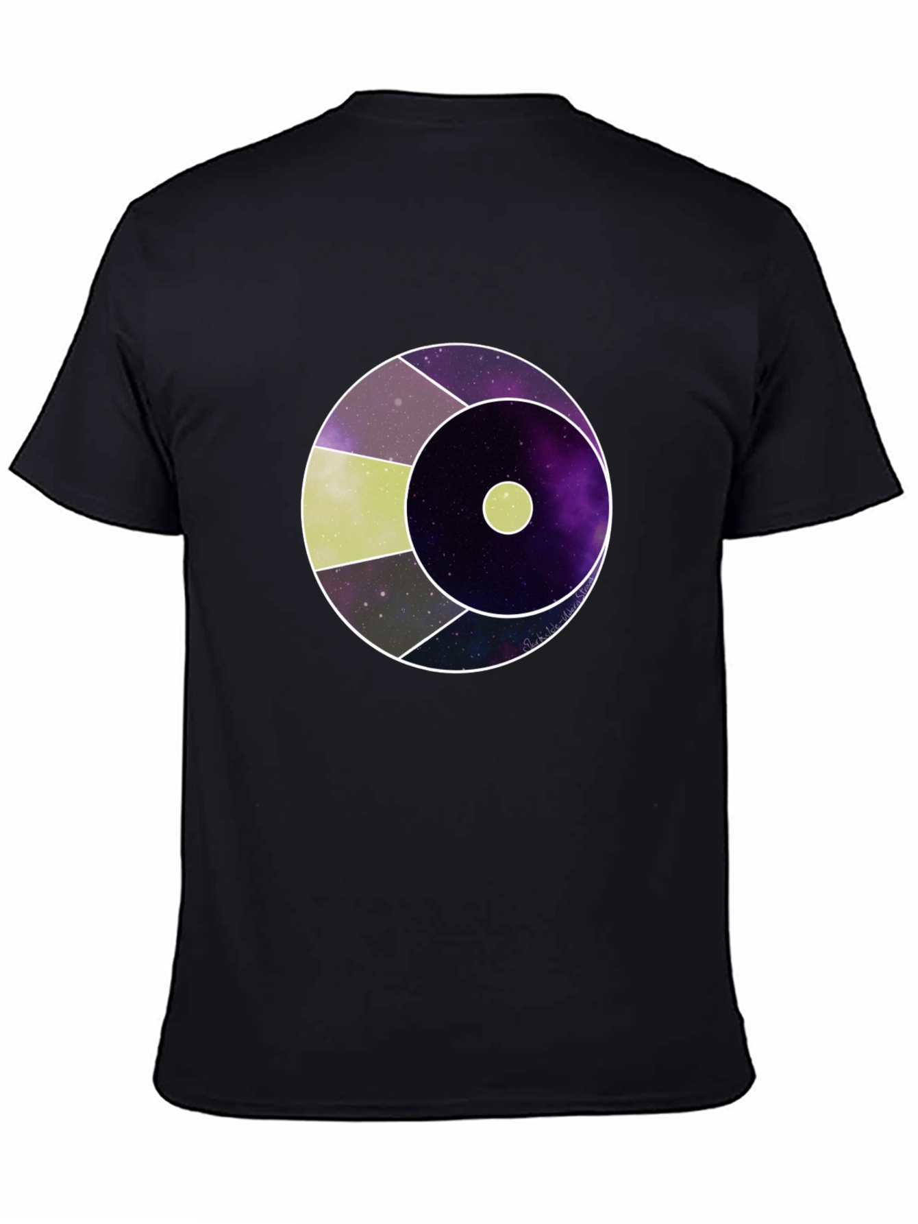 Cosmic Eye Graphic Tee - Modern Galaxy Design