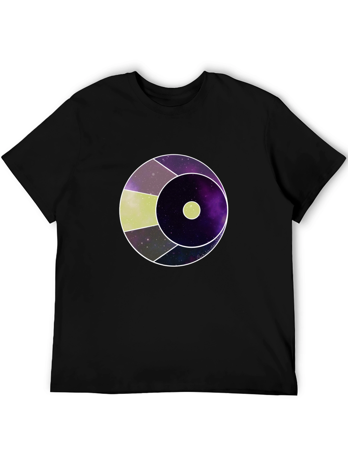 Cosmic Eye Graphic Tee - Modern Galaxy Design