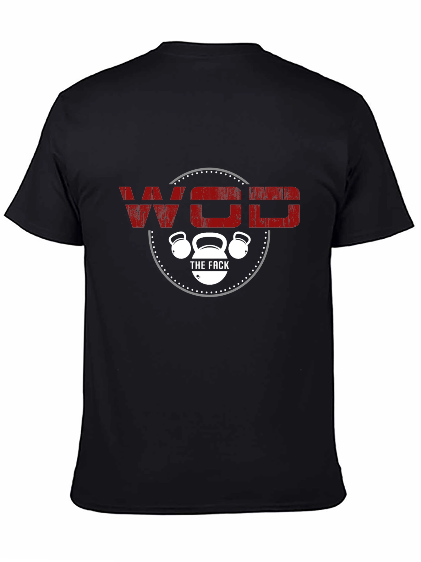 WOD The Fack Kettlebell Black T-Shirt