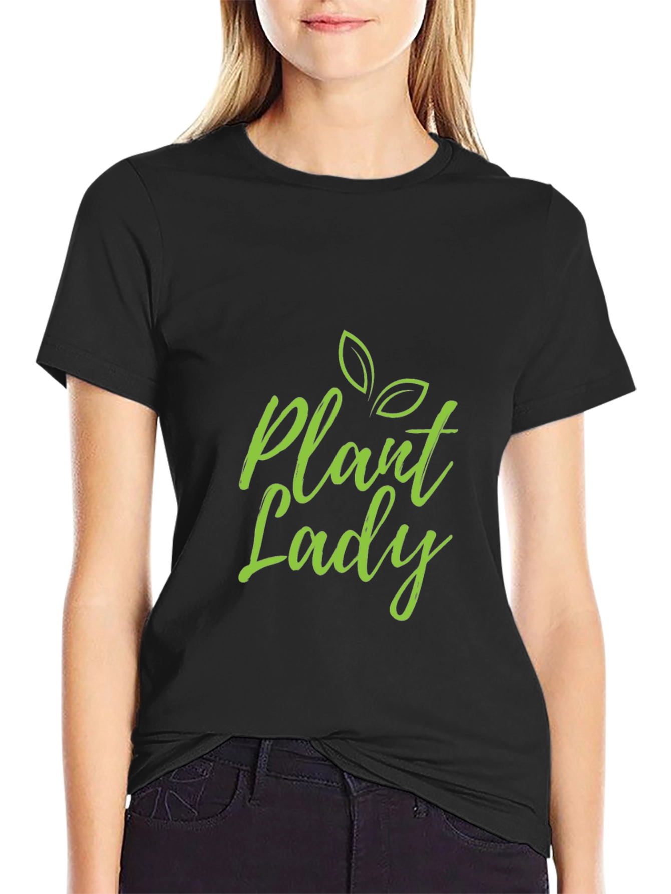 Plant Lady Graphic T-Shirt - Black
