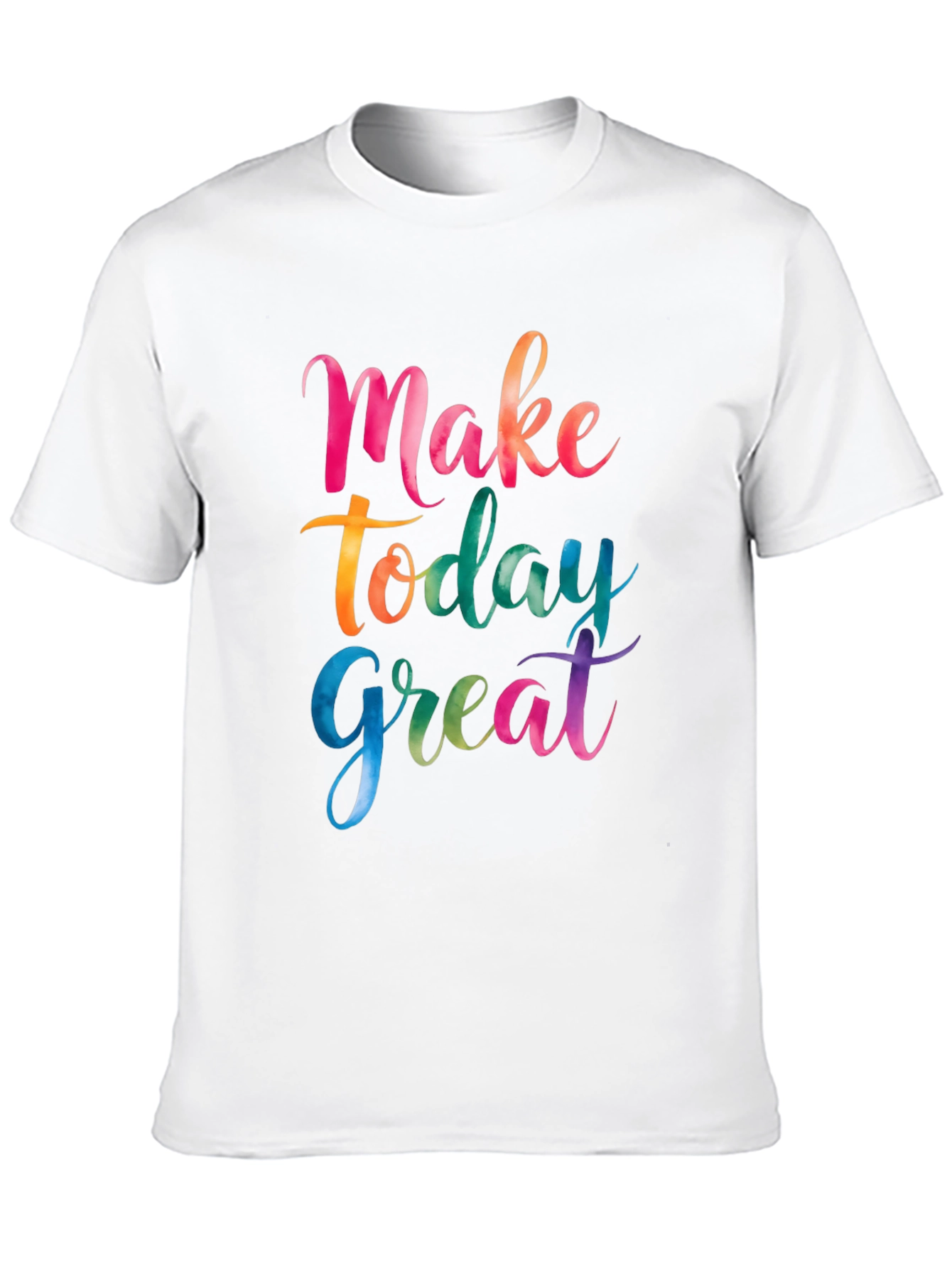 Make Today Great Black Graphic T-Shirt