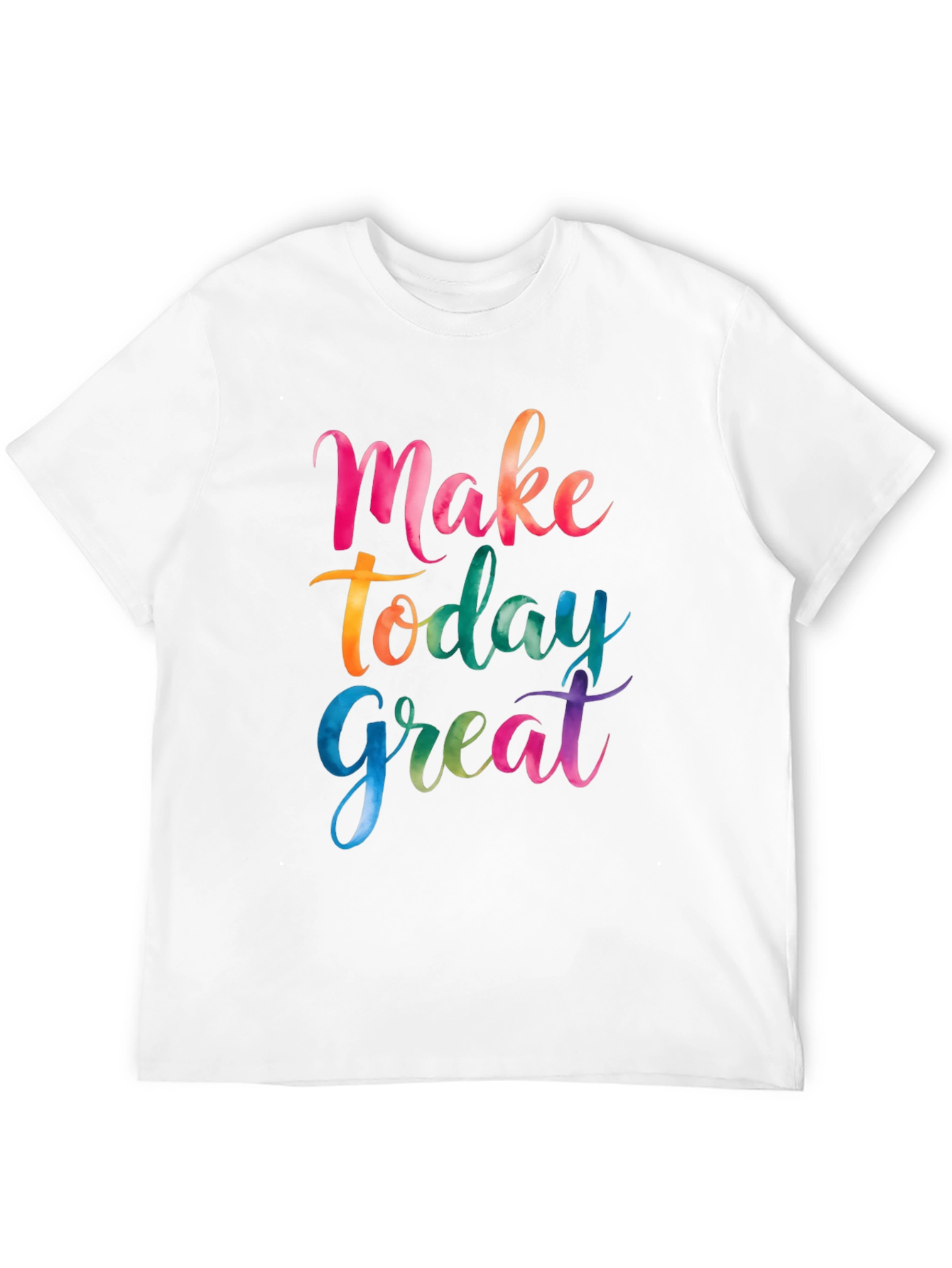 Make Today Great Black Graphic T-Shirt