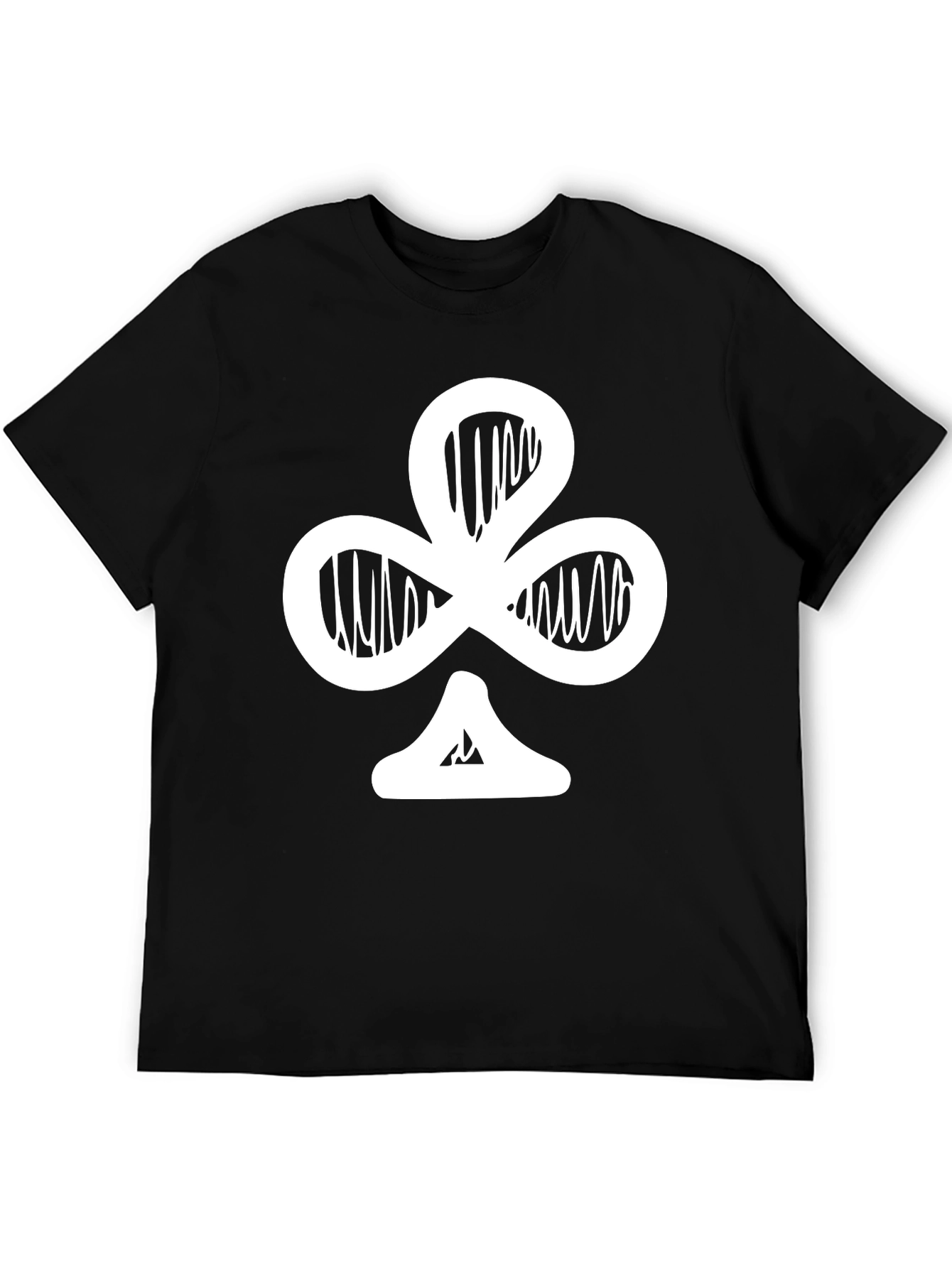 Club Card Graphic Black T-Shirt