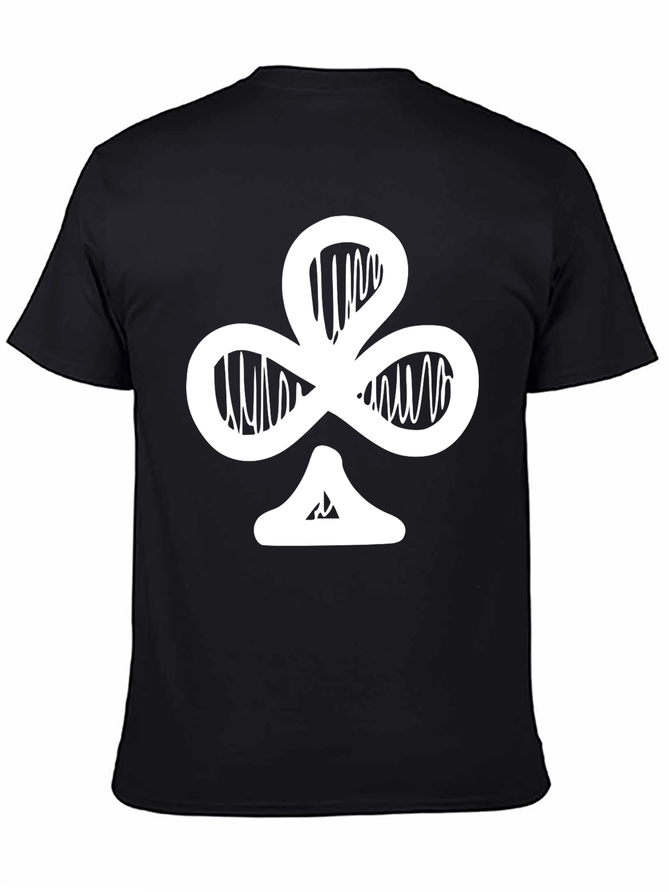 Club Card Graphic Black T-Shirt