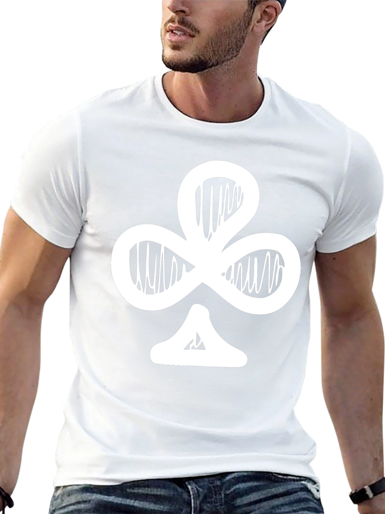 Club Card Graphic Black T-Shirt