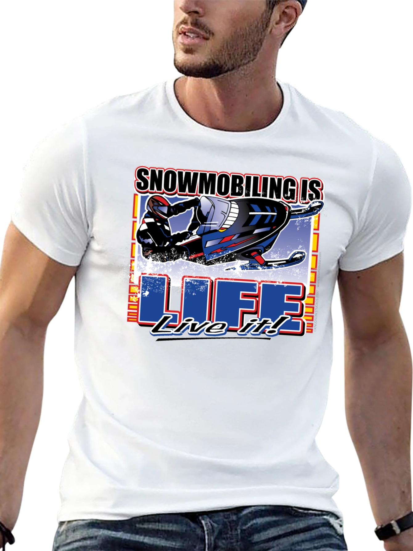 Snowmobiling is Life! Graphic Tee