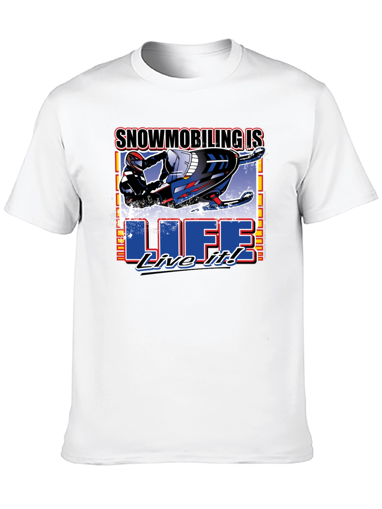 Snowmobiling is Life! Graphic Tee