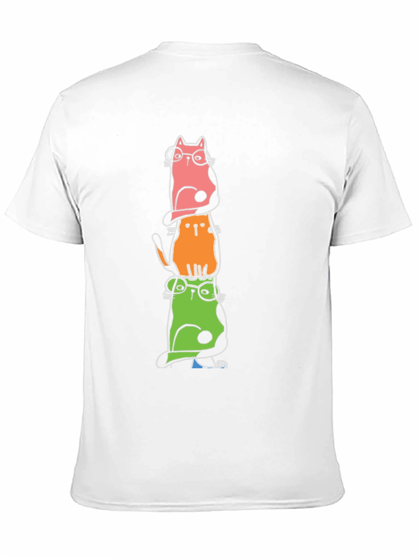 Stacked Cats Graphic Tee
