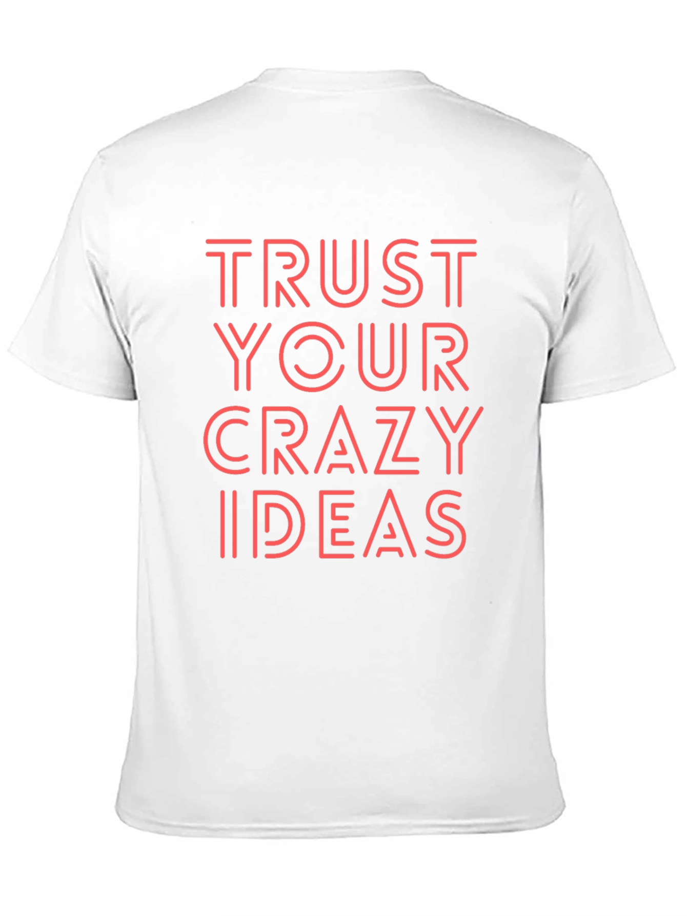 Trust Your Crazy Ideas Black Graphic Tee