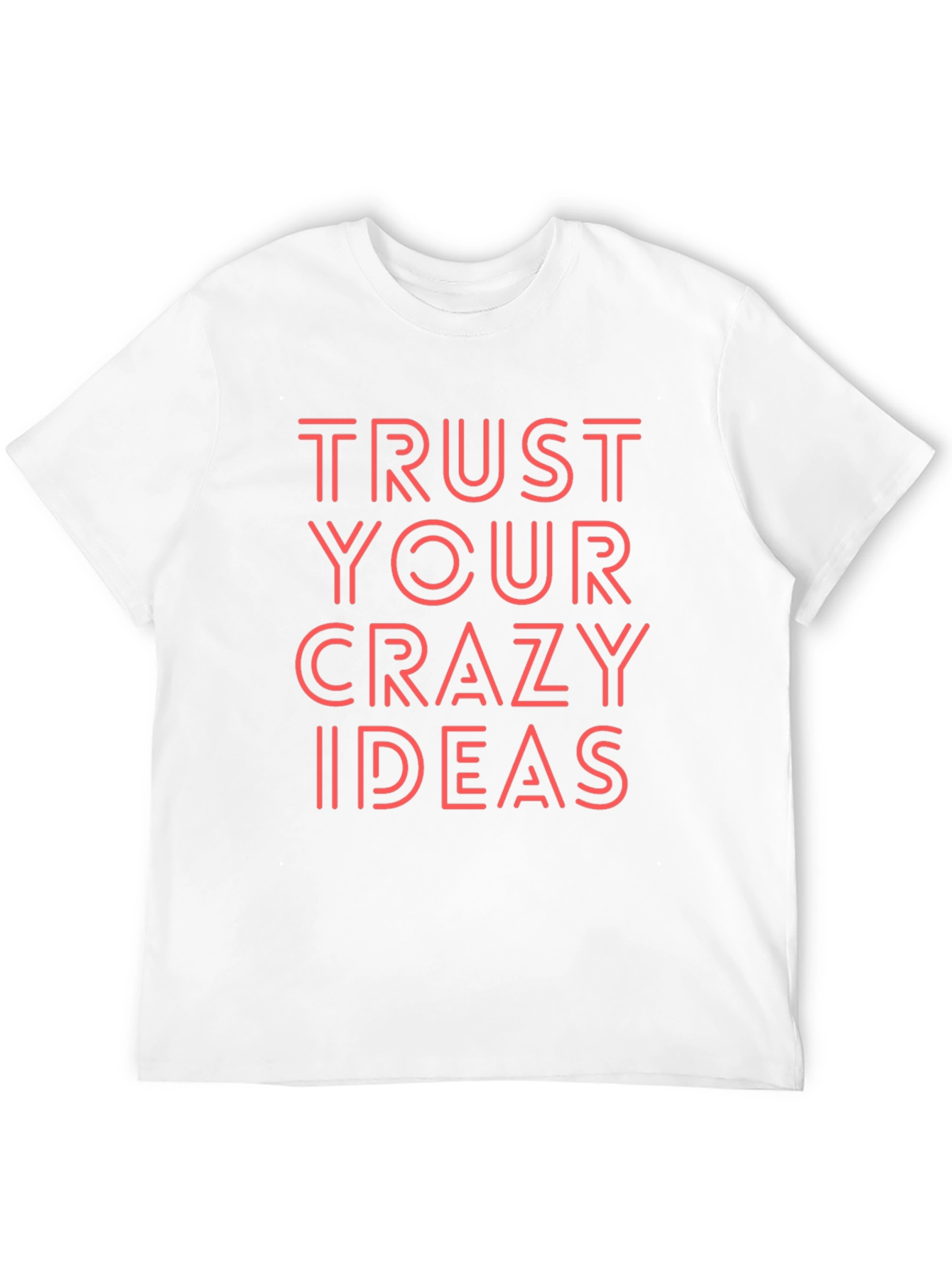 Trust Your Crazy Ideas Black Graphic Tee