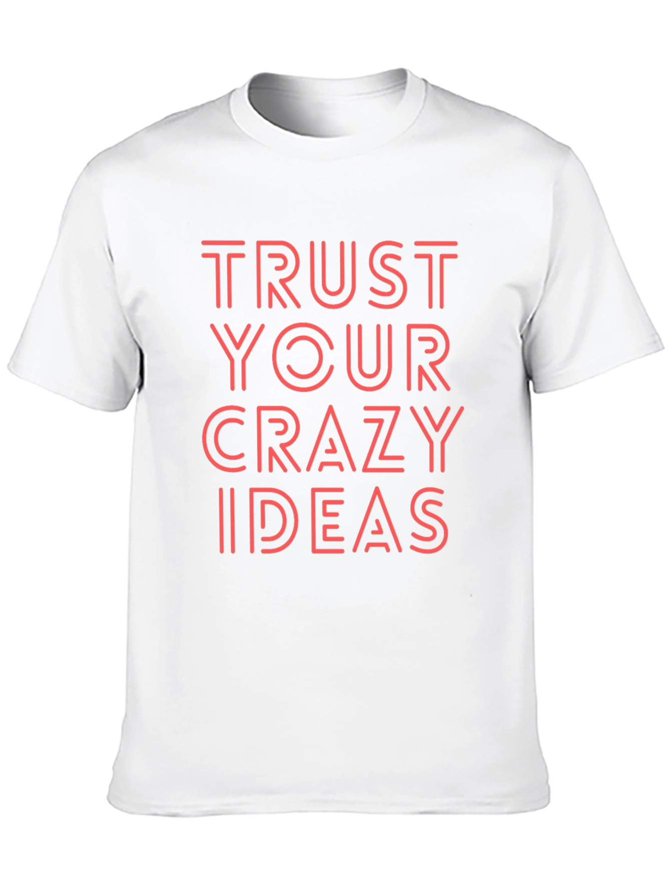 Trust Your Crazy Ideas Black Graphic Tee