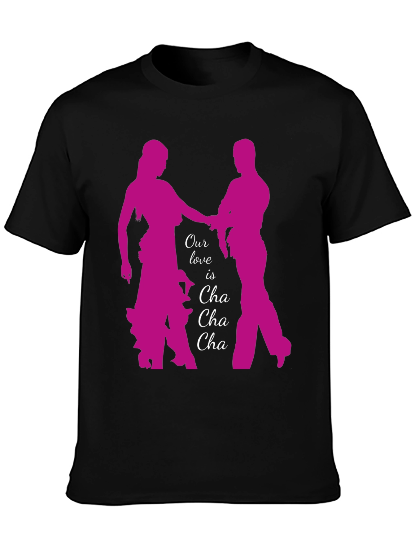 Cha Cha Love T-Shirt - Dancing Couple Tee