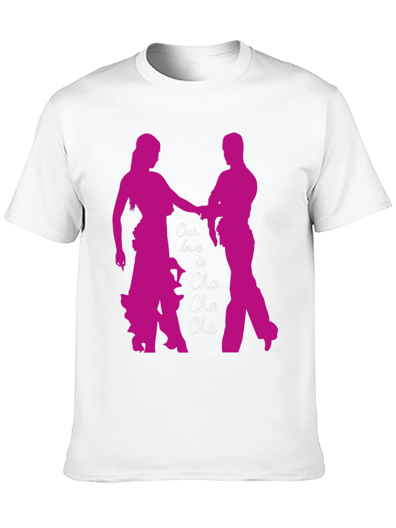 Cha Cha Love T-Shirt - Dancing Couple Tee