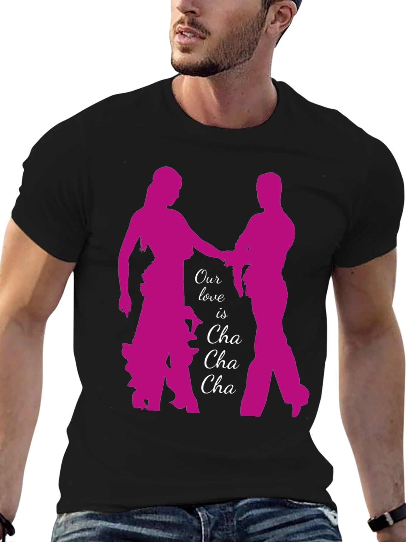 Cha Cha Love T-Shirt - Dancing Couple Tee