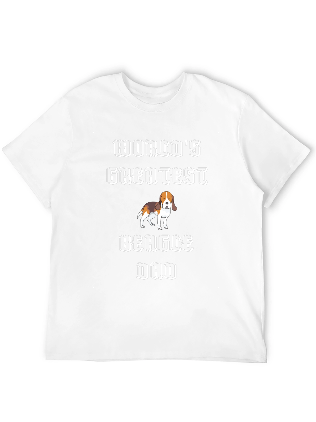 Worlds Greatest Beagle Dad Black T-Shirt