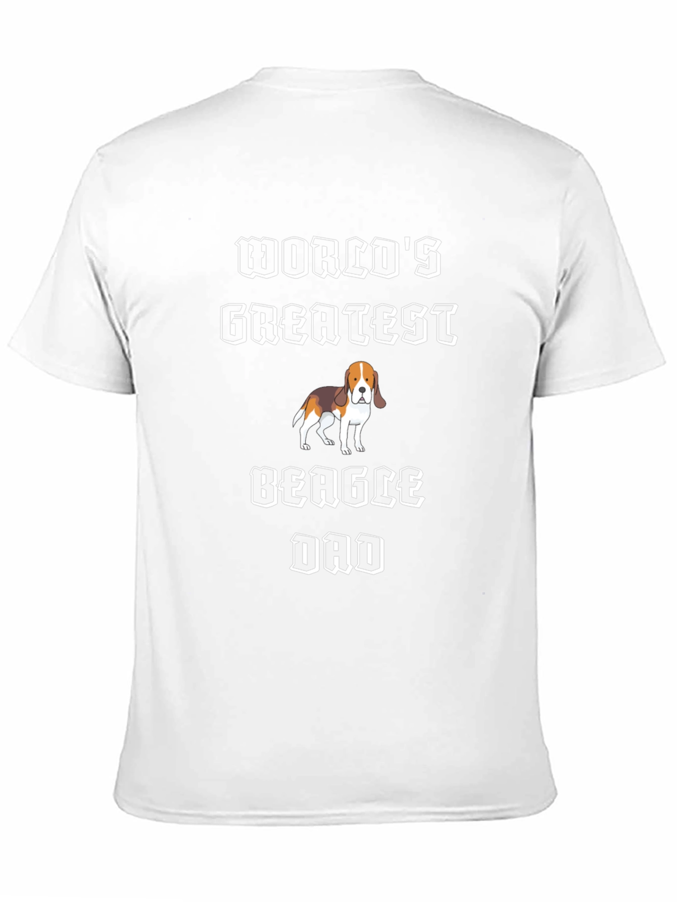 Worlds Greatest Beagle Dad Black T-Shirt