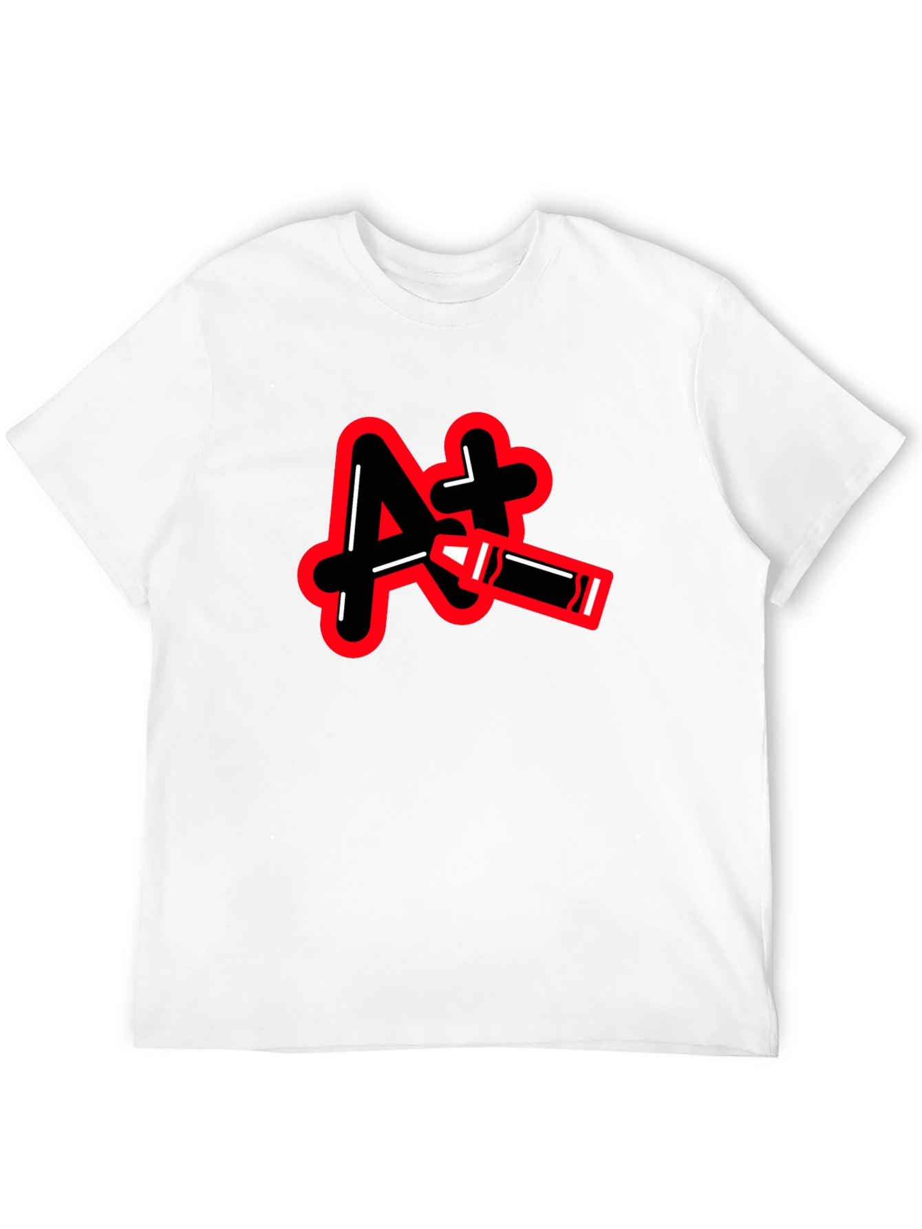 A+ Teacher T-Shirt Funny Grading Graphic Tee