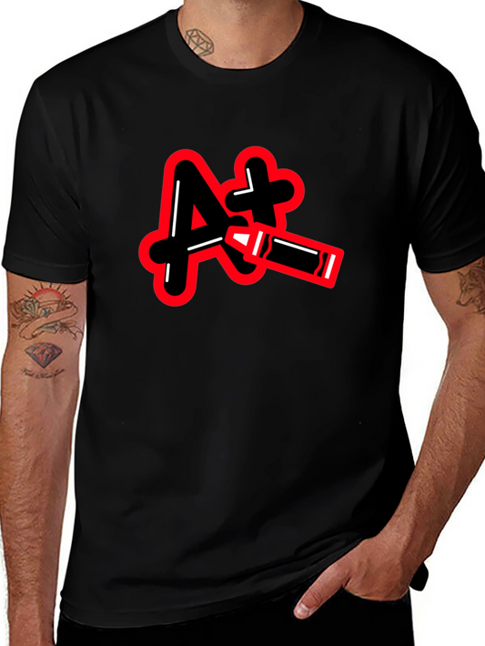 A+ Teacher T-Shirt Funny Grading Graphic Tee