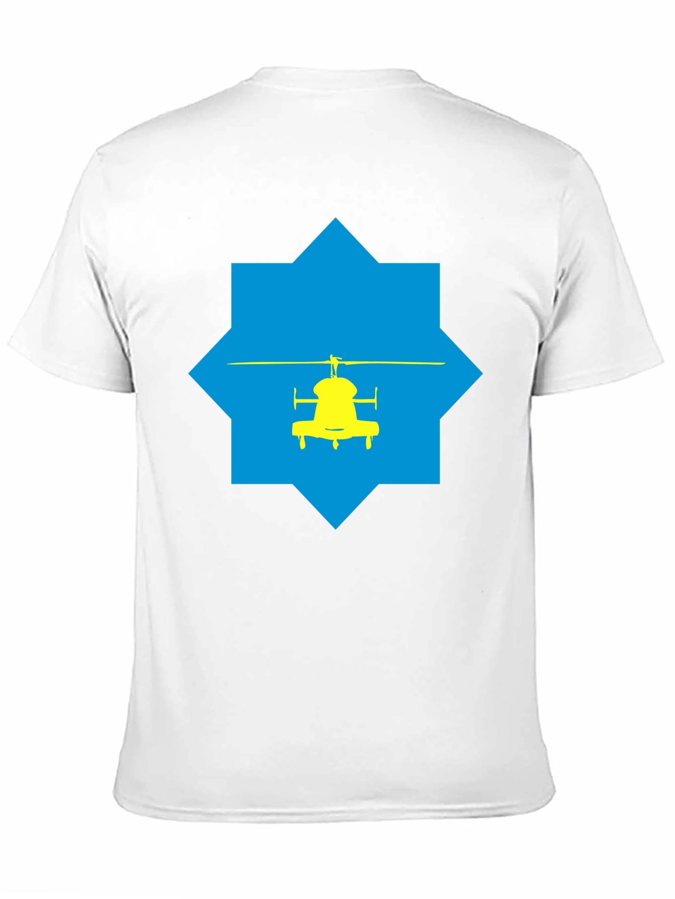 Helicopter Graphic Tee - Stylish Black Cotton T-Shirt