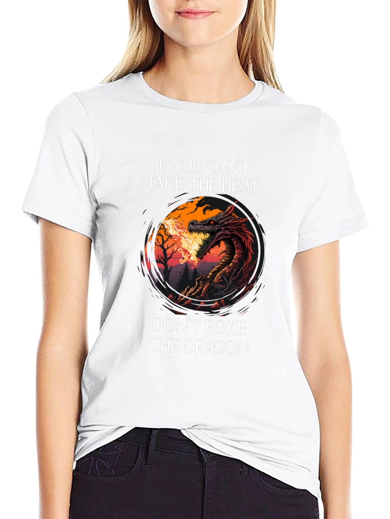 Dragon Heat T-Shirt - Fantasy Graphic Tee