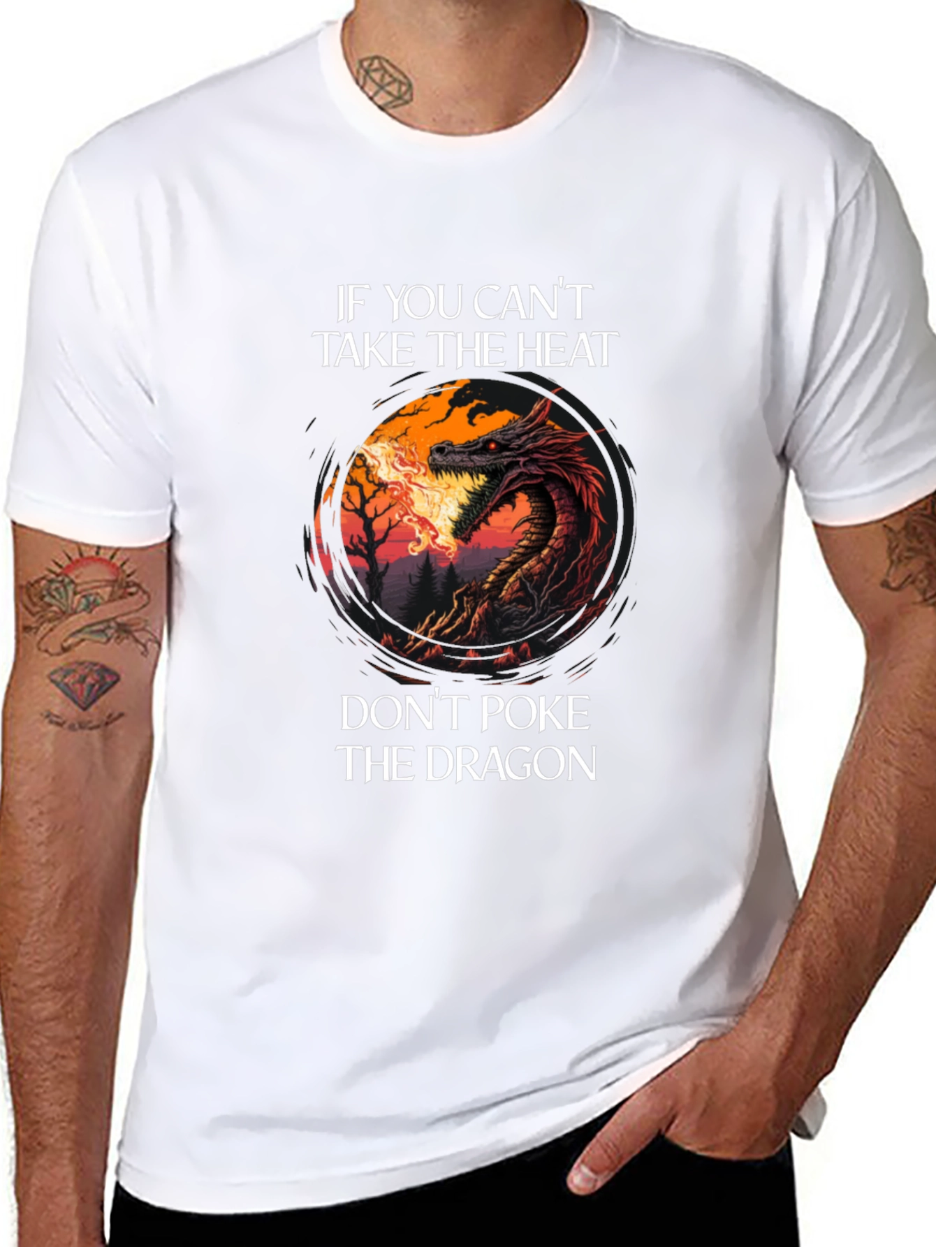 Dragon Heat T-Shirt - Fantasy Graphic Tee