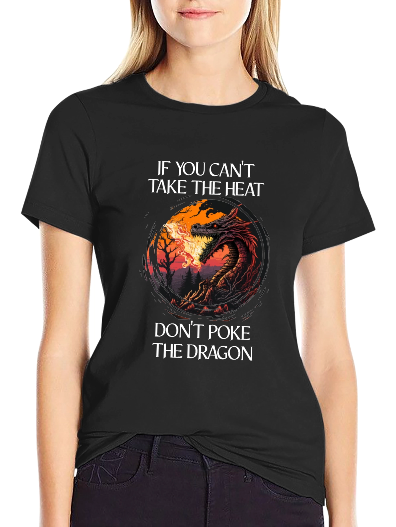 Dragon Heat T-Shirt - Fantasy Graphic Tee
