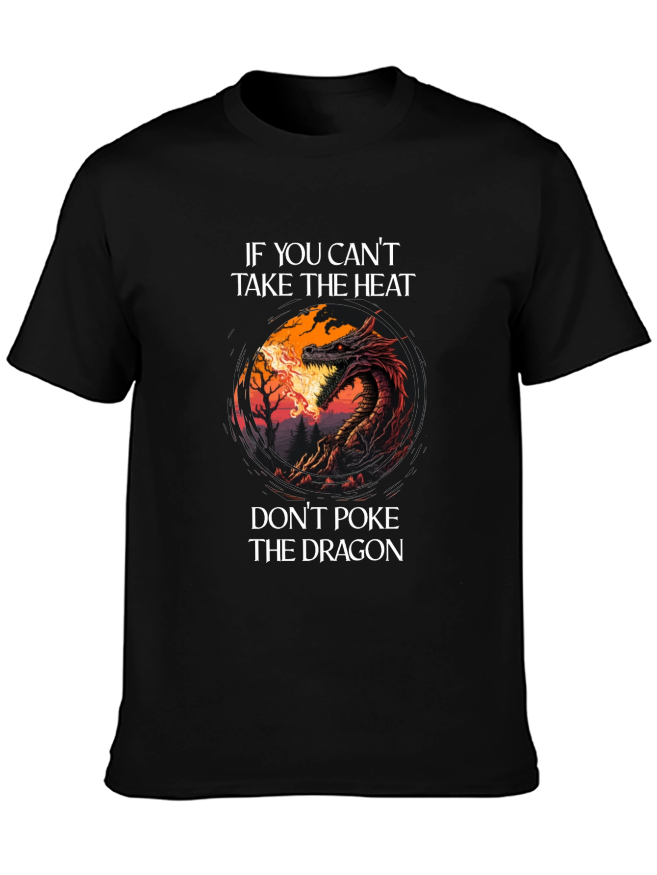 Dragon Heat T-Shirt - Fantasy Graphic Tee