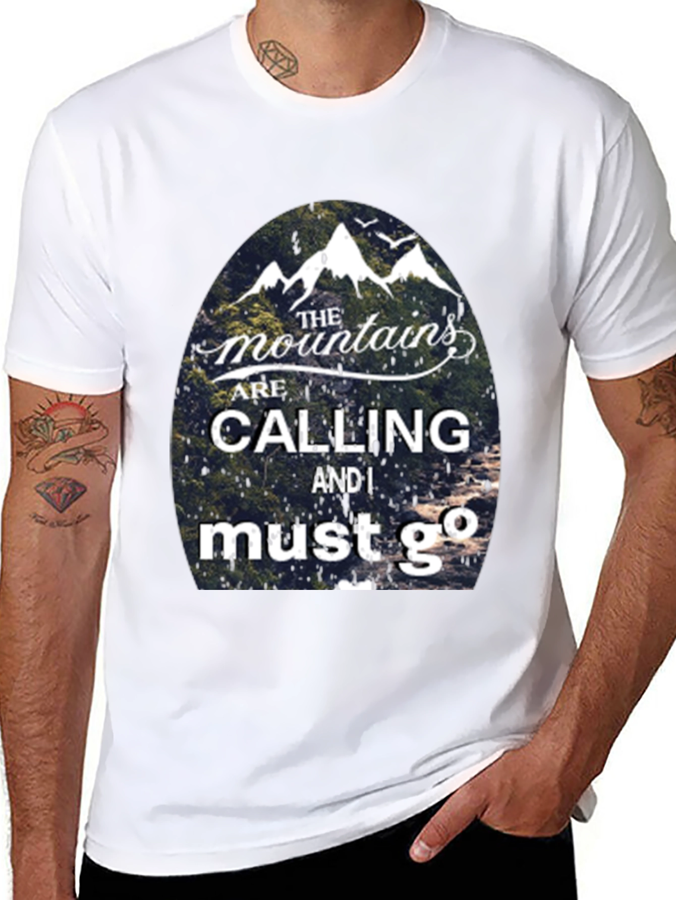 Mountains are Calling Graphic Tee