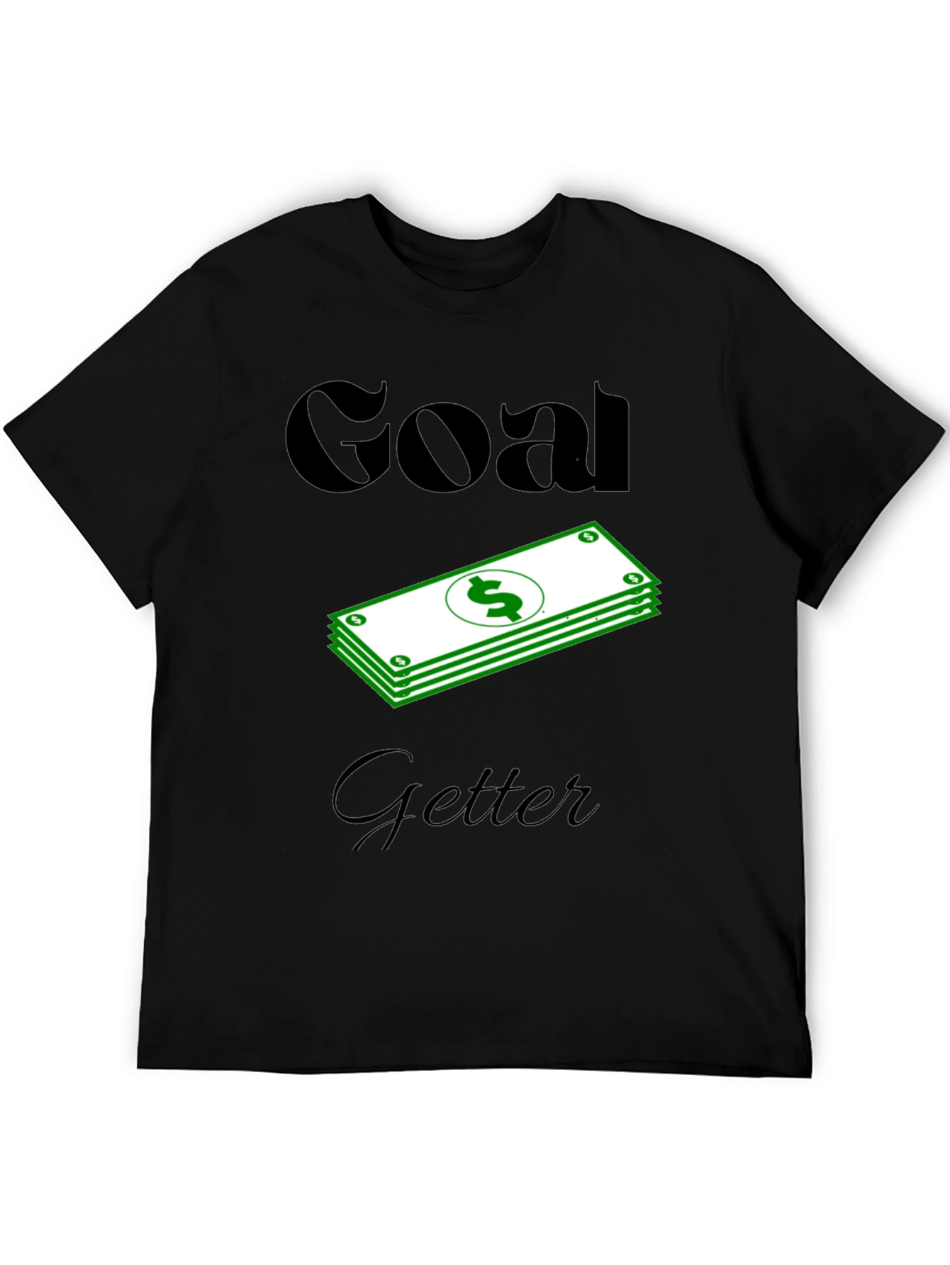 Goal Getter Graphic T-Shirt - Black