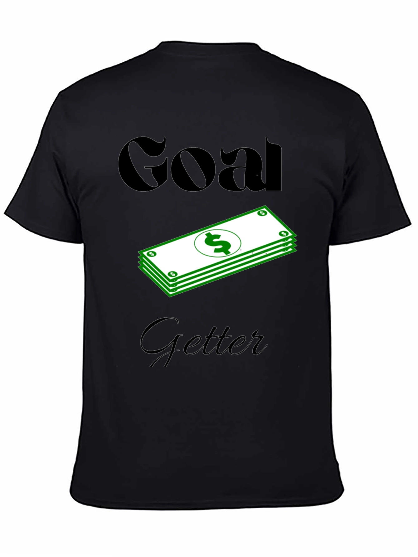 Goal Getter Graphic T-Shirt - Black