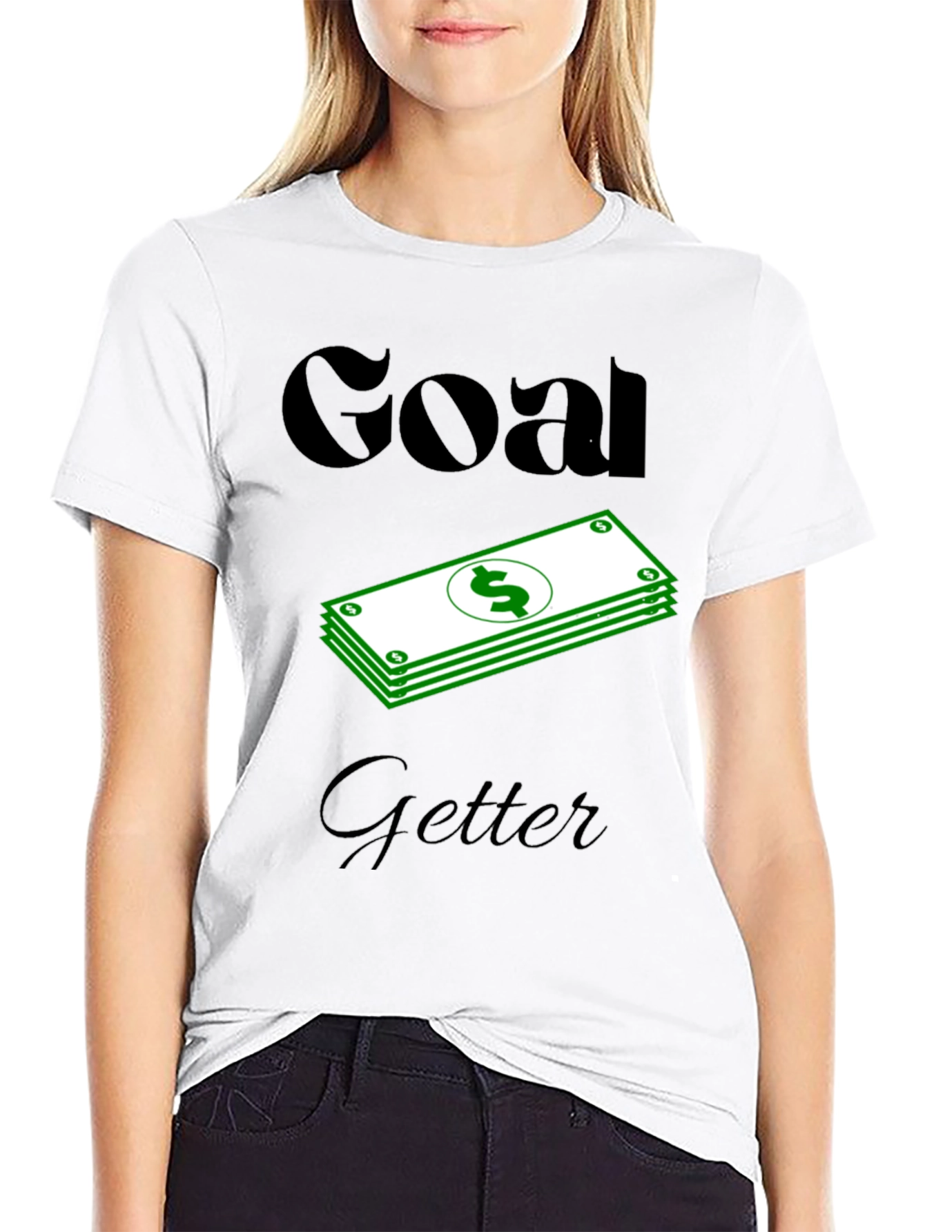 Goal Getter Graphic T-Shirt - Black