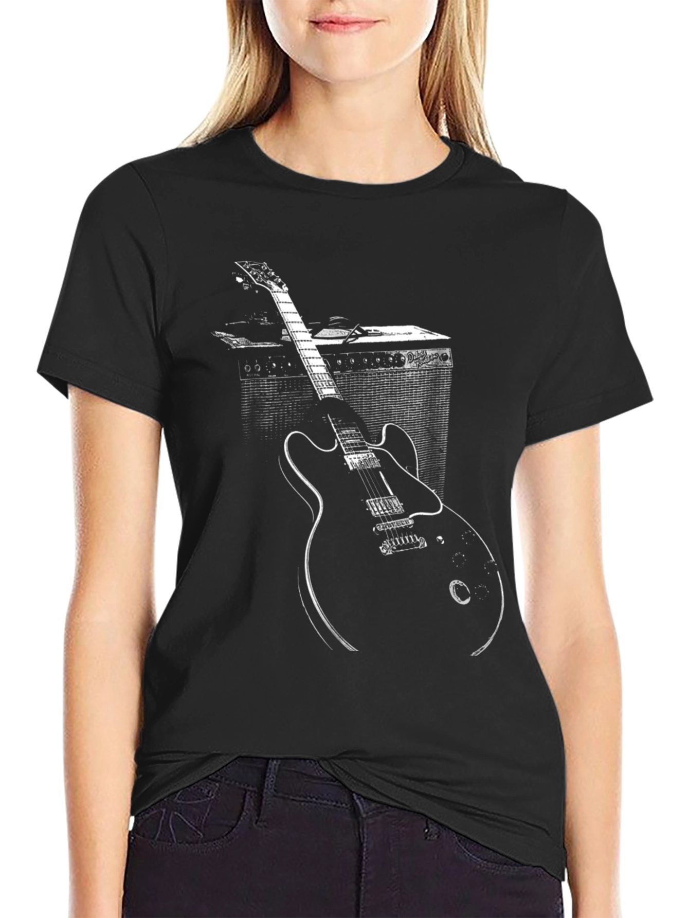 Guitar T-Shirt: Rock Band Graphic Tee