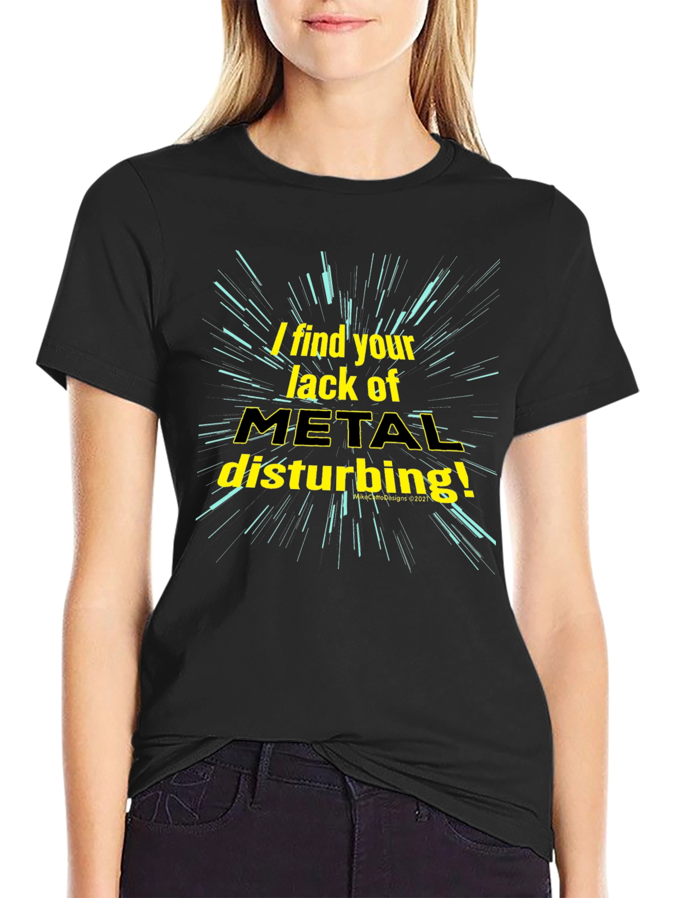Metal Music Fan T-Shirt - Disturbance Theme