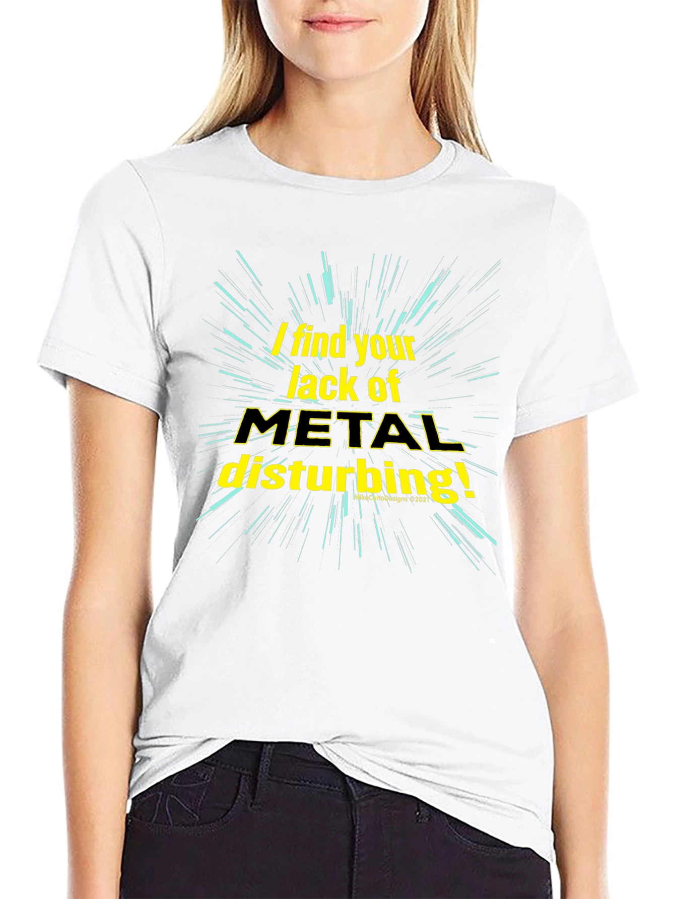 Metal Music Fan T-Shirt - Disturbance Theme