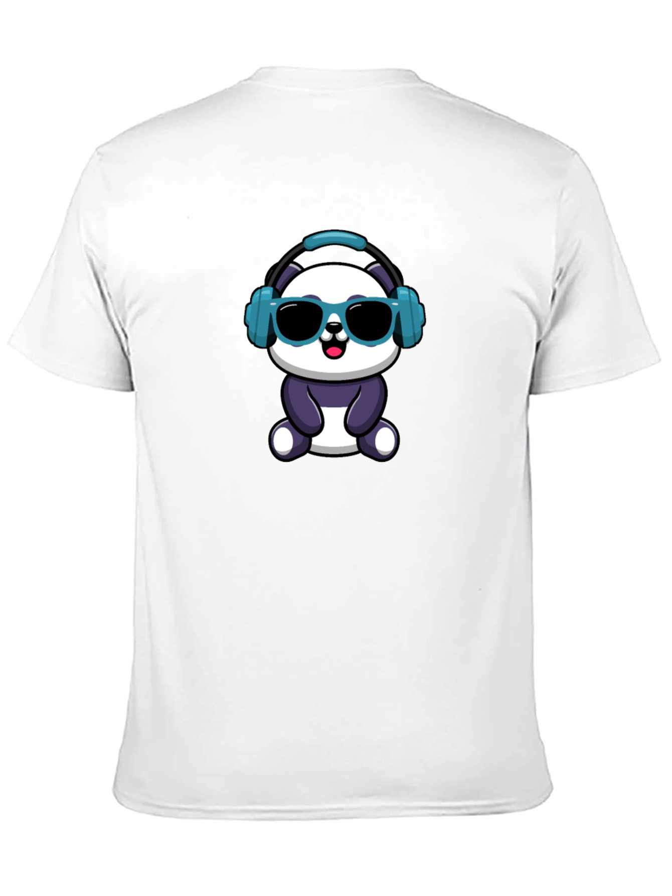 Cool Panda Graphic Tee - Black Cotton T-Shirt