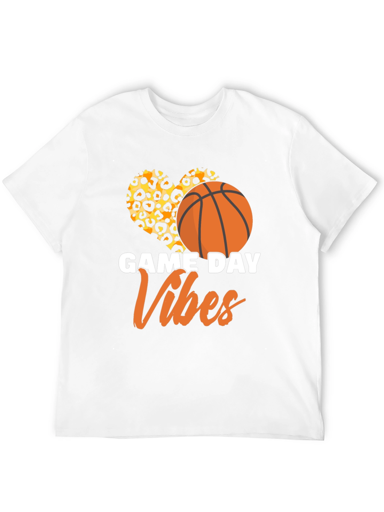 Game Day Vibes Basketball Graphic T-Shirt