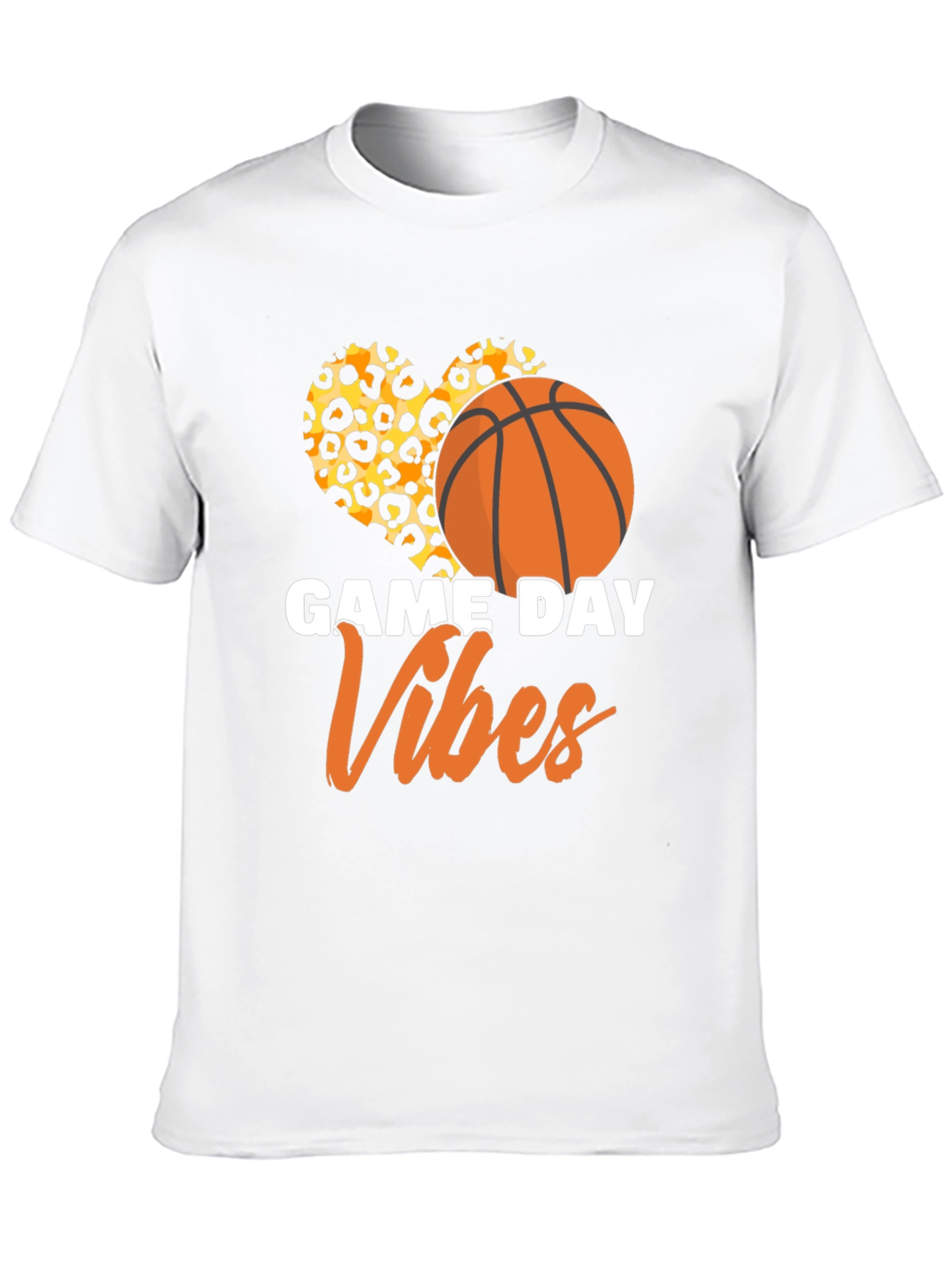 Game Day Vibes Basketball Graphic T-Shirt